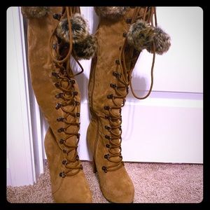 Brand new thigh high boots 👢😍